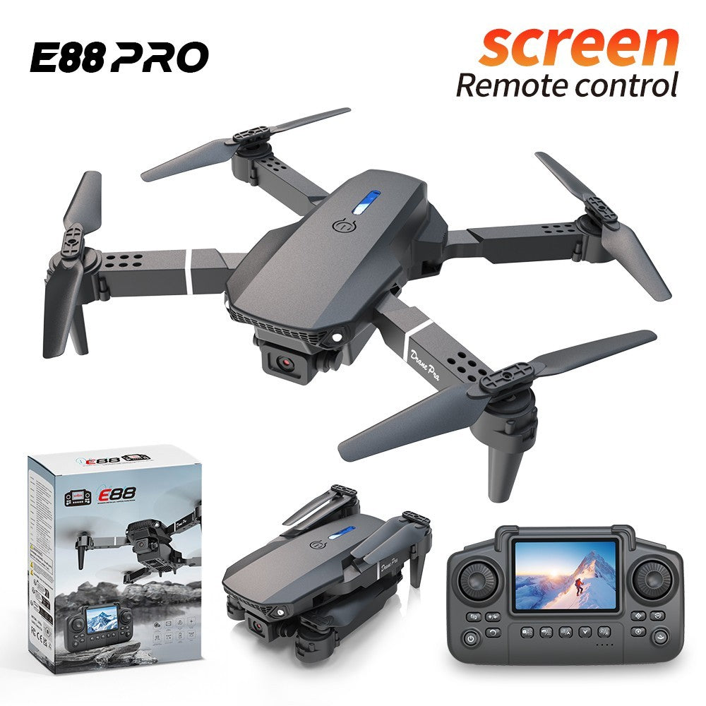 Drone 2026 4K HD Dual Camera Wifi FPV RC Foldable Quadcopter Remote with Screen