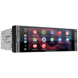 CP-71WA Single DIN 6.5" Color Touchscreen Car Stereo with Bluetooth Connected Apple Carplay + Android Auto