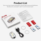 Drone Strobe Light, anti Collision Light, Rechargable Flash Led Lamp Light for FAA Drone Night Flying, Fits for DJI Mini 4 Pro, Avata 2,Mini 4K,Air 3, Mavic 3 and All RC Drones Accessory