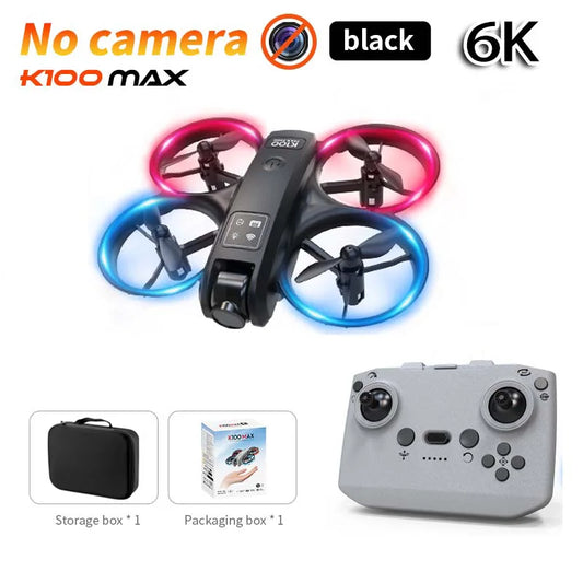 New K100 MAX GPS Drone Toy 8K Camera Large Screen Optical Flow HD Dual Camera Obstacle Avoidance Toy Gift Photography Quadcopter