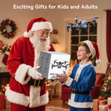 RC Drone with 4K Camera for Adults Kids, Brushless Mini Drone with Headless Mode, RC Quadcopter with Colorful LED Light, 2 Batteries for Beginners
