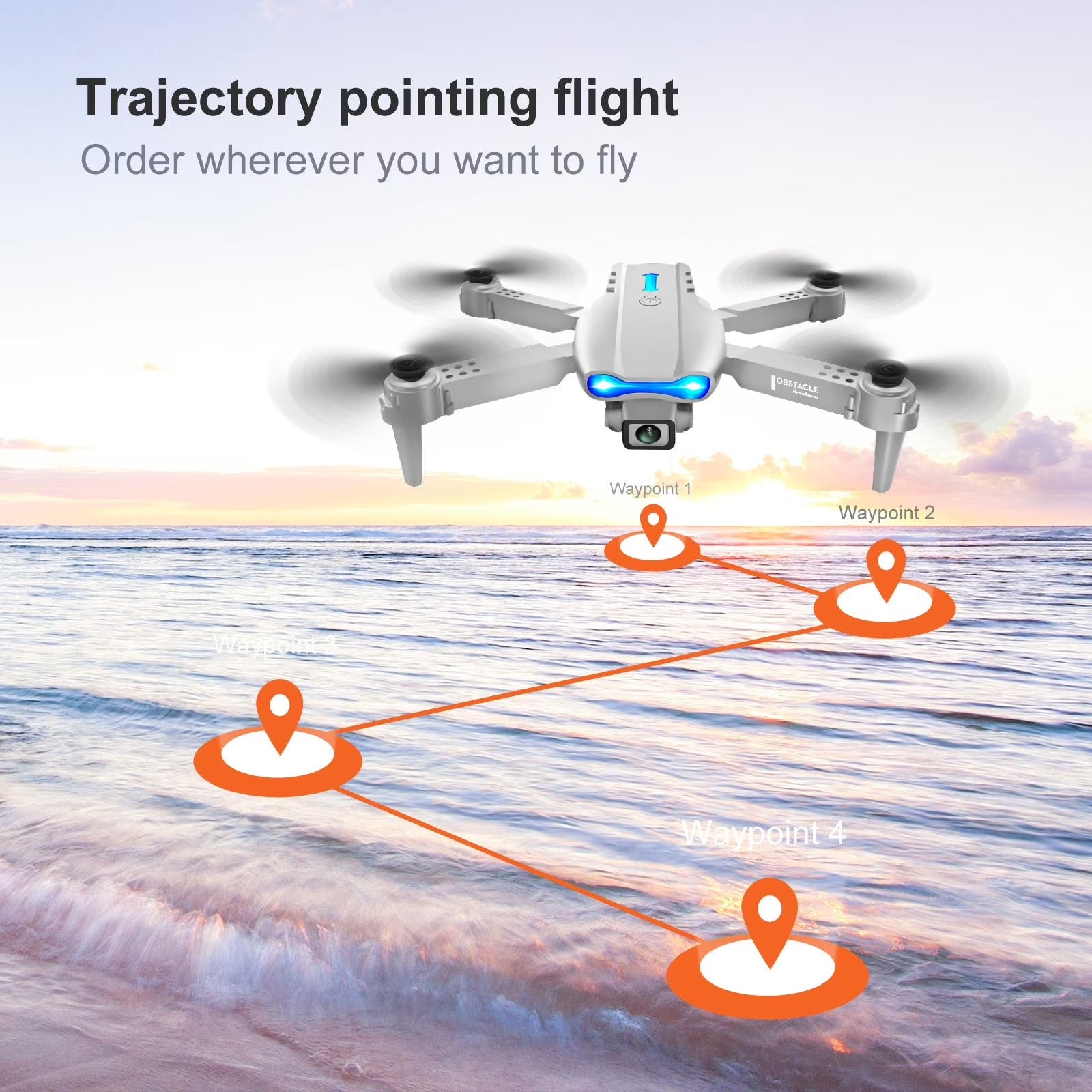 Drone with 4K HD Dual Camera for Adults Kids, RC Quadcopter with 2 Modular 1800Mah Batteries for 30 Mins Long Flight (Gray)