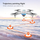 Drone with 4K HD Dual Camera for Adults Kids, RC Quadcopter with 2 Modular 1800Mah Batteries for 30 Mins Long Flight (Gray)