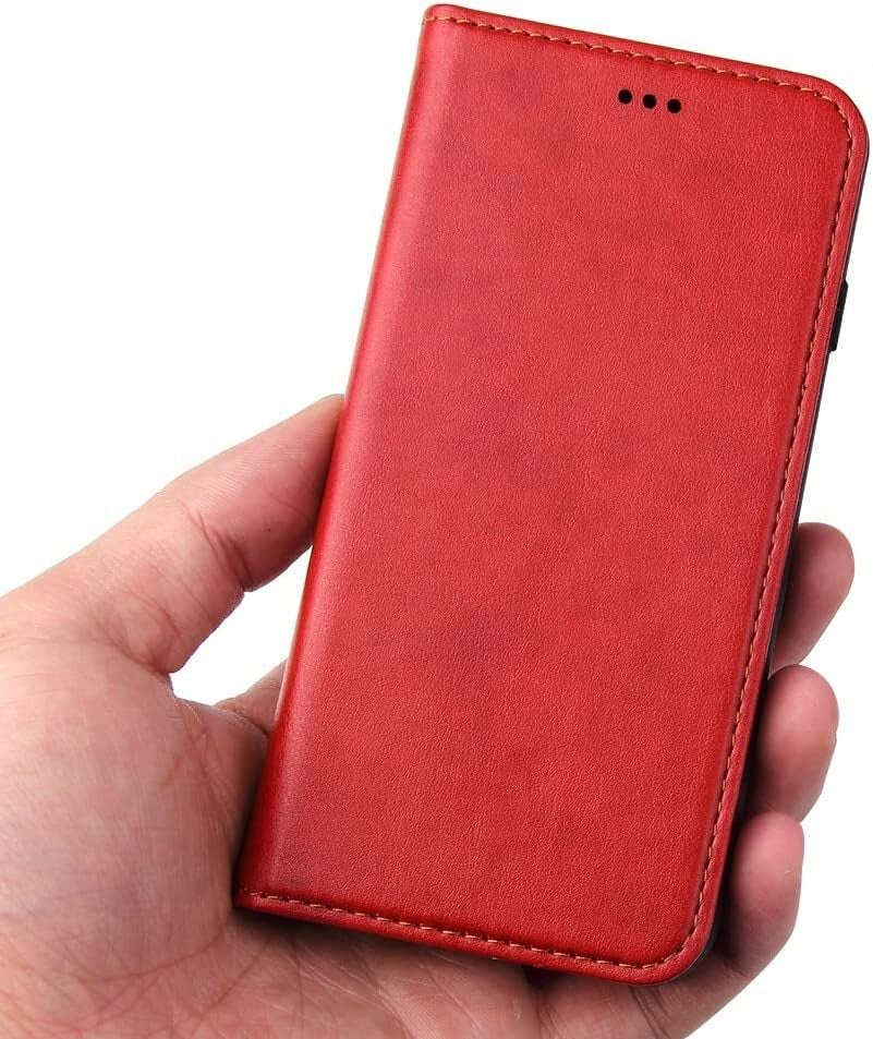 Wallet Case for Iphone SE 2020,For Iphone 7,Iphone 8 Case,Premium Magnetic Wallet PU Leather with Stand Card Holders Folio Flip Cover for Iphone 7/Iphone 8/Iphone SE 2020-Red