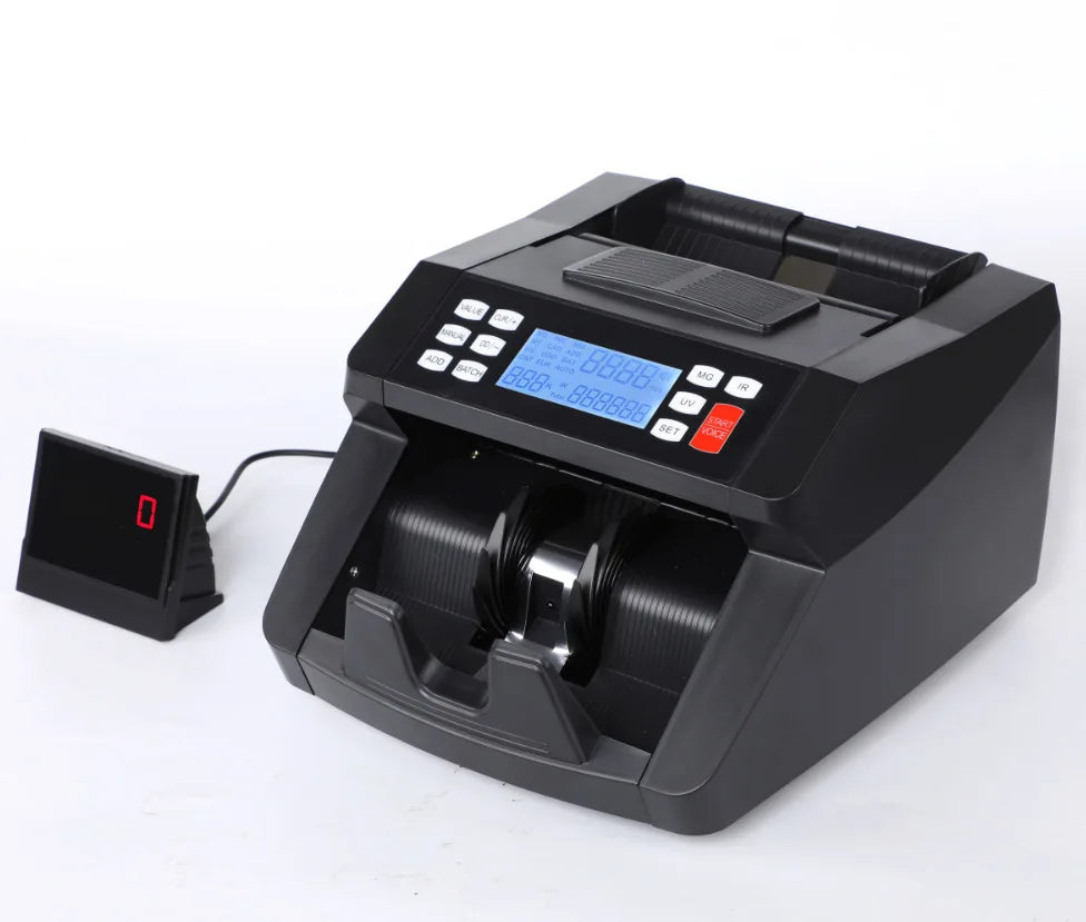 LCD Display Multinational Currency Counting Machine Cash Counting and Money Detector
