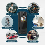 Portable Camera 2K Mini Sports Camera Digital Video Recorder Worn Police Small Bodycam Infrared Night Vision Sports DV Camcorder
