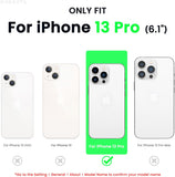 Shockproof Liquid Silicone Designed for Iphone 13 Pro Case Gel Rubber Comprehensive Protection Anti-Shock Cover Case Drop Protection 6.1Inch-Red