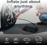 Bolt Air 58830 Portable Car Battery Jump Starter | 100 PSI Air Compressor, 58.8Wh USB Power Bank, Emergency Floodlight & Charger, Jumps Cars Suvs & Trucks, Inflates Tires, TSA Approved — Black