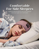 Sleep Headphones Wireless, Bluetooth Sports Headband Headphones with Ultra-Thin HD Stereo Speakers Perfect for Sleeping,Workout,Jogging,Yoga,Insomnia, Air Travel, Meditation (Purple)
