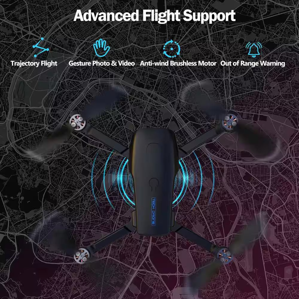 Drone with Camera for Adults Beginner Foldable 2.4 Ghz FPV Drone 249G 26-Mins Flight Time Brushless Motor, Orange Finish