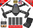 2025 New RC Drone with 4K HD Dual Camera Wifi FPV Foldable Quadcopter +4 Battery