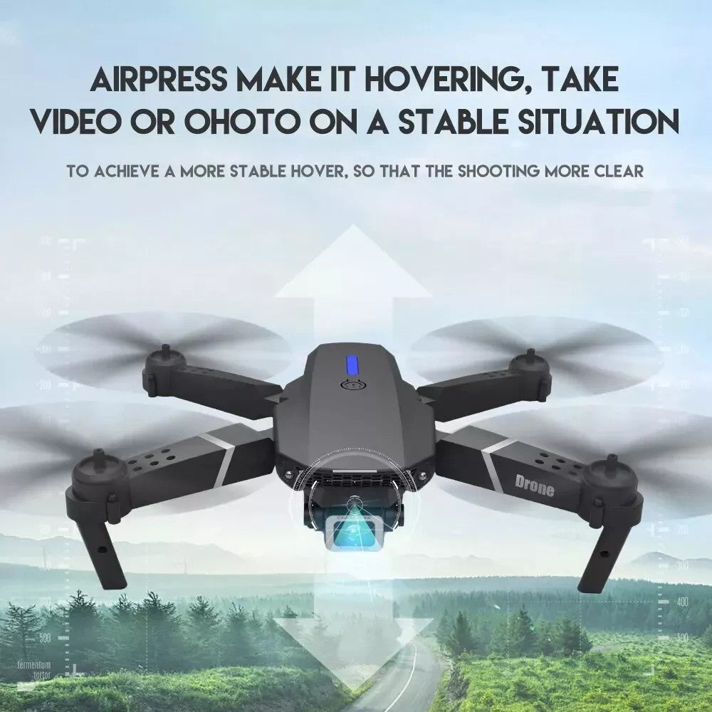 2025 New RC Drone with 4K HD Dual Camera Wifi FPV Foldable Quadcopter +4 Battery