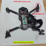 V168 Pro Max Drone Arm with Brushless Engine Original V168 GPS Drone Arms Quadcopter Drone V168 PRO Arms