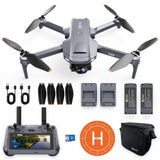 F29 Altura MAX 4K Aerial Drone with Camera, 3-Axis Gimbal Cinematic Drones for Adults with Remote & Case, Black