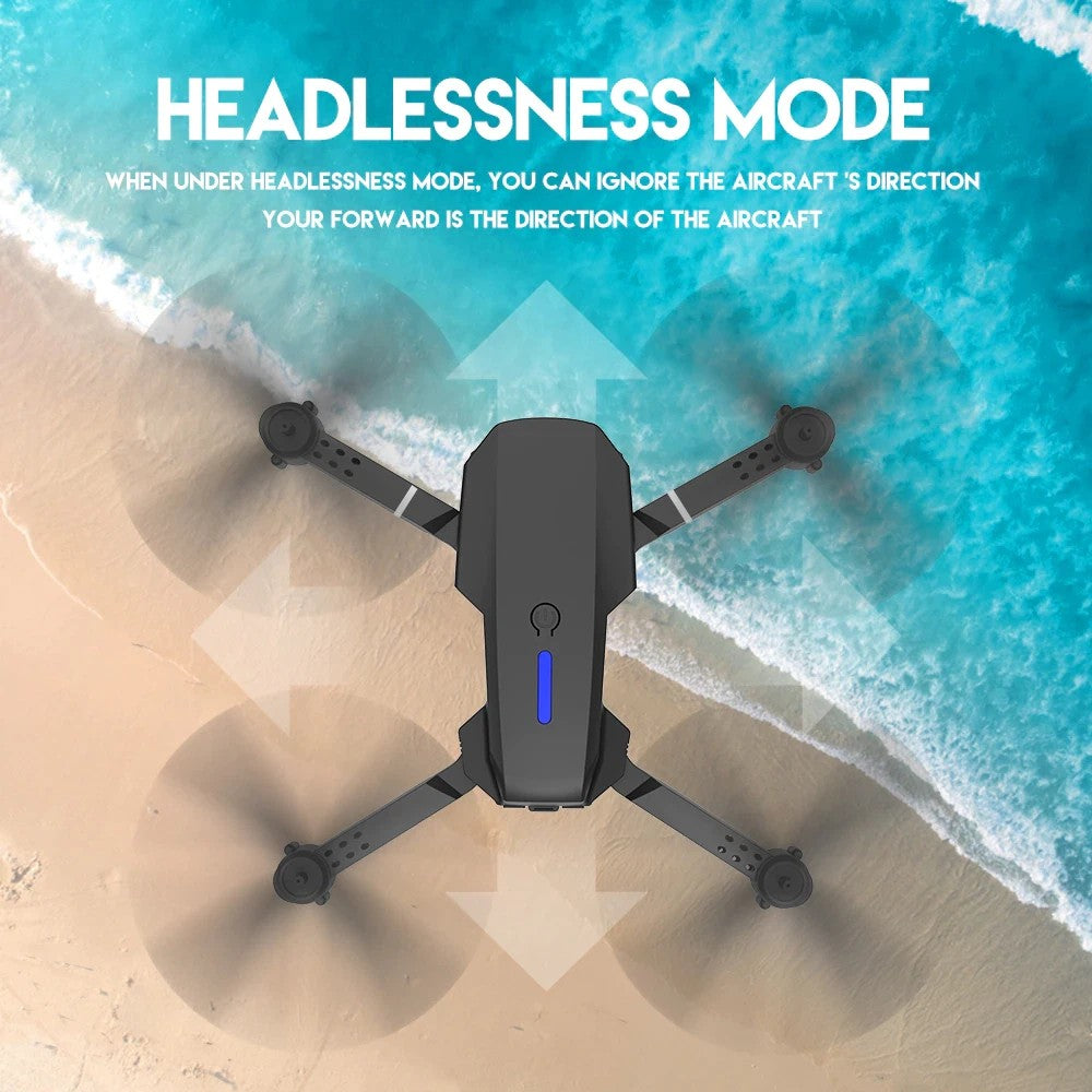 2025 New RC Drone with 4K HD Dual Camera Wifi FPV Foldable Quadcopter +4 Battery