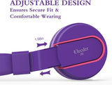 I36 Kids Headphones Children Girls Boys Teens Foldable Adjustable on Ear Headphones 3.5Mm Jack Compatible Cellphones Computer Kindle MP3/4 School Tablet Purple/Red