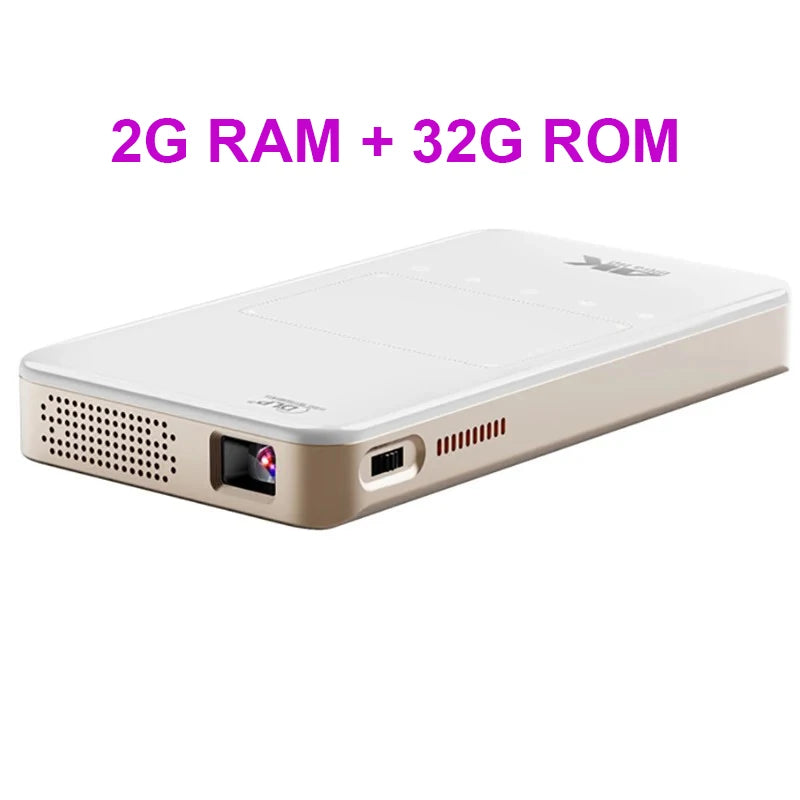 New Mini Projector Portable Smart Android 13 WIFI Video Pico LED DLP Projector Home Theater Full HD 1080P 4K Cinema