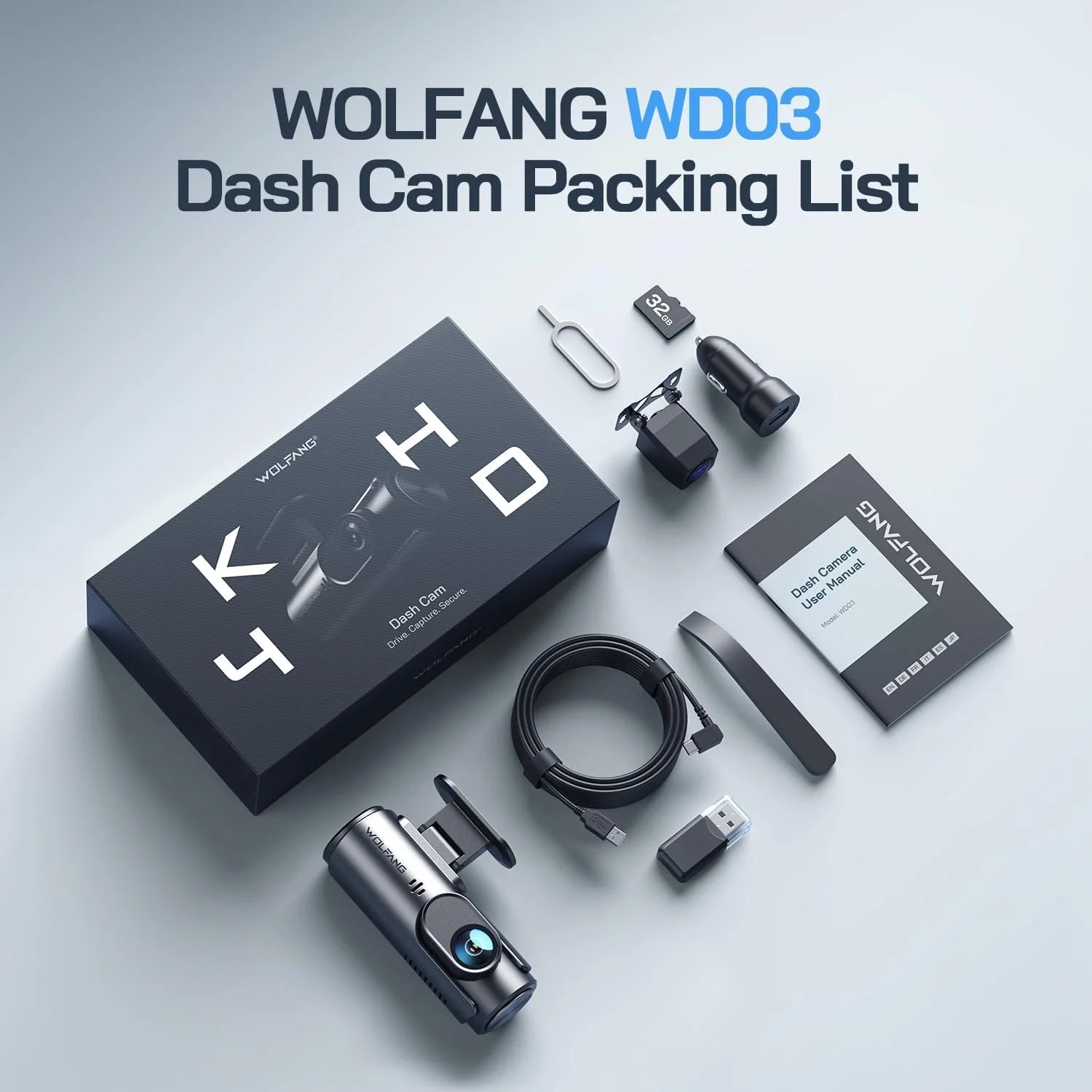 Dash Cam,1080P Car Camera 3” LCD Screen,170° Wide Angle,Wdr,G-Sensor, SD Card(Not Include),Black