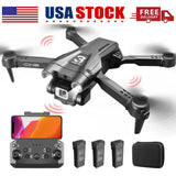 Deerc D96 4K HD Dual Camera RC Drone FPV Foldable Quadcopter Smart Obstacle Usa
