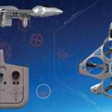Sharper Image Thunderbolt Jet X Mini Drone: Remote Control, Beginner Level, Indoor/Outdoor Use, 5-Minute Flight Time