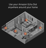 Made for Amazon Battery Base, in Black for Echo Dot (4Th Generation) Not Compatible with Previous Generations of Echo or Echo Dot (1St Gen, 2Nd Gen, 3Rd Gen or 5Th Generation).