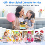 Digital Camera Children Camera for Children Camcorder with 16X Zoom Compact Cameras 1080P 44MP Cameras for Beginner Photography
