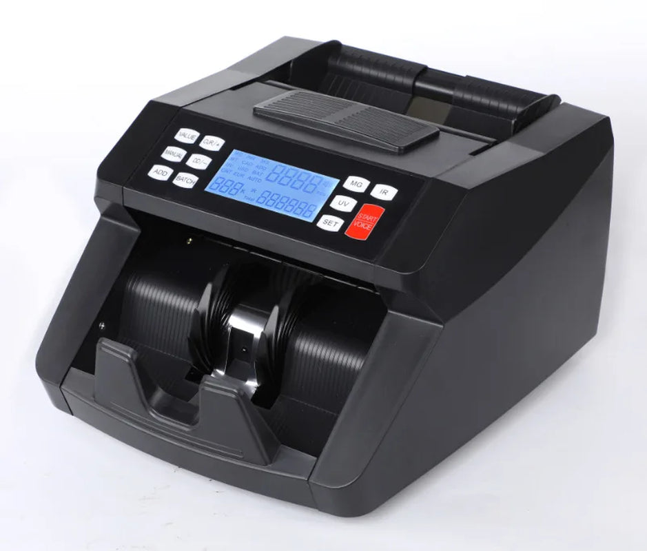 LCD Display Multinational Currency Counting Machine Cash Counting and Money Detector