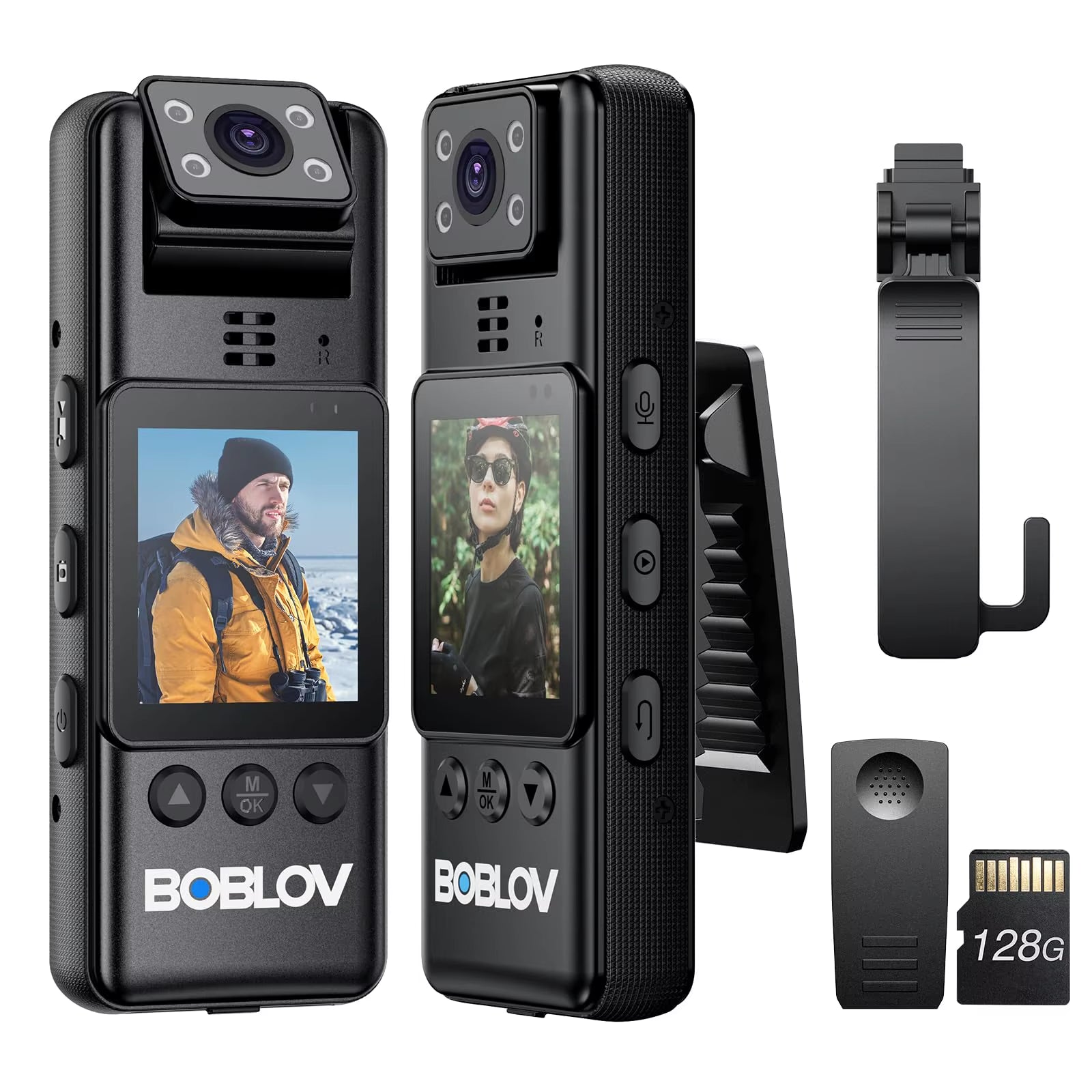 Mini Camera A23 HD1080P 180 Rotating Len Video Recorder Infrared Night Vision Small Camcorder Police Body Cam