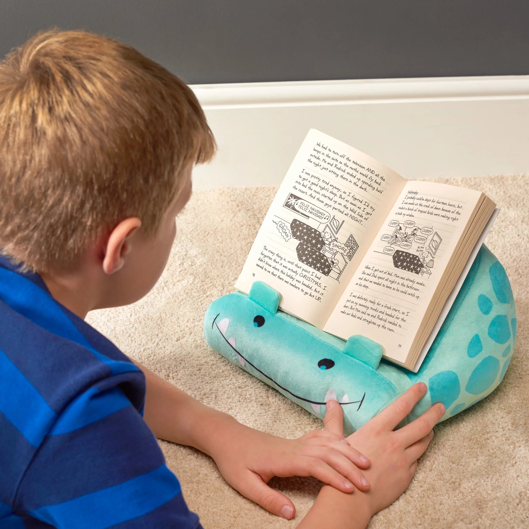 Cuddly Reader Children Ipad Stand | Tablet Stand | Book Holder| Reading Pillow