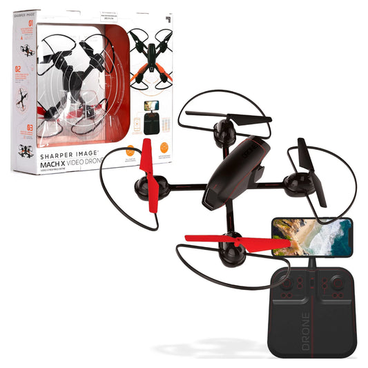 Mach X 10" Drone with Streaming Camera and Auto-Orientation Control