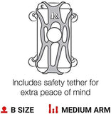 X-Grip Large Motorcycle Phone Mount with Handlebar U-Bolt Base, Medium Arm, Universal Bike & ATV Smartphone Holder RAM-B-149Z-UN10U
