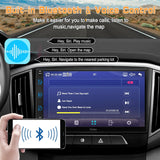 Car Stereo Compatible with Apple Carplay & Android Auto,  7 Inch Double Din Car Stereo with Bluetooth and Backup Camera, Touch Screen Car Radio with AM/FM, Voice Control, Mirror Link, A/V Input