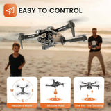 Deerc D96 4K HD Dual Camera RC Drone FPV Foldable Quadcopter Smart Obstacle Usa