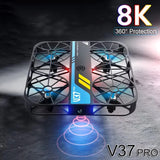 V37 Pro Mini Drone with Camera 4K HD Wifi FPV Drone Pocket Remote Control Helicopter Quadcopter Christmas Gift for Kids