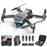 GPS Drone F194 with Camera for Adults 4K ,  Foldable Drone for Beginners with Auto Return Home, Optical Flow Positioning, Follow Me, Brushless Motor, 2 Batteries