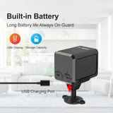 2PCS  5MP Mini Camera 4G/Wifi Security Camera 2400Mah Indoor Home Surveillance Cam PIR Human Motion Auto Tracking Ubox