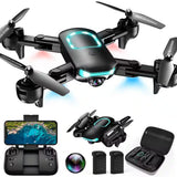 Drone with Camera for Adults Beginner Foldable 2. 4Ghz FPV Drone 249G 26 Mins Flight Time Brushless Motor, Black Finish