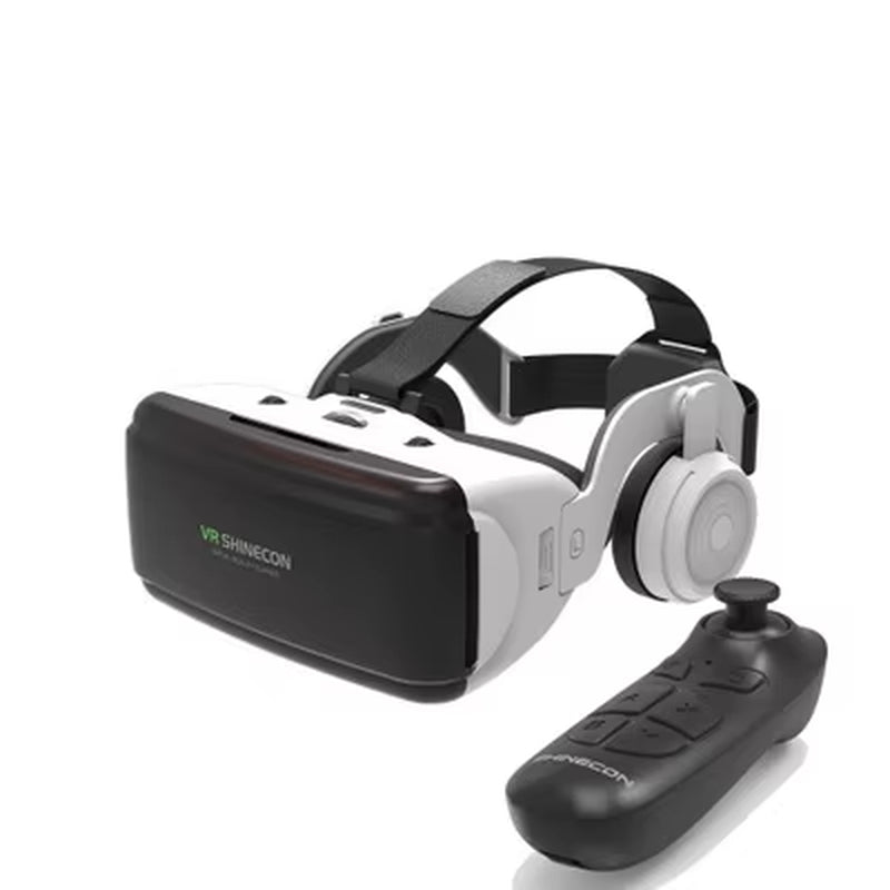 Virtual Reality 3D VR Glasses Shinecon Pro VR Glasses Google Cardboard Headset Virtual Glasses for Smartphone Ios Android