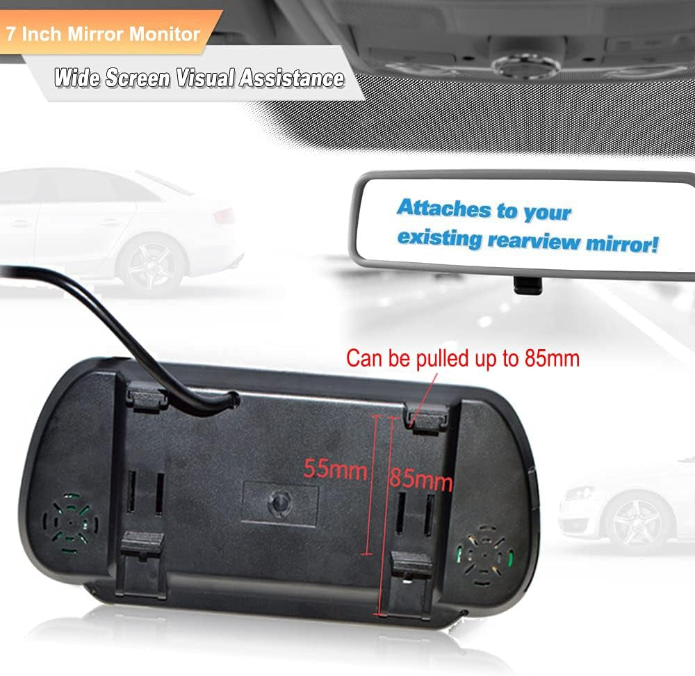 Brake Light Backup Camera Compatible with Dodge Benz Sprinter W906 /V W Crafter Vans (With Monitor)