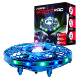 Scoot Pro Aerial Mini Hand Operated UFO Drone – LED Lights, Rechargeable Toy for Kids 8+