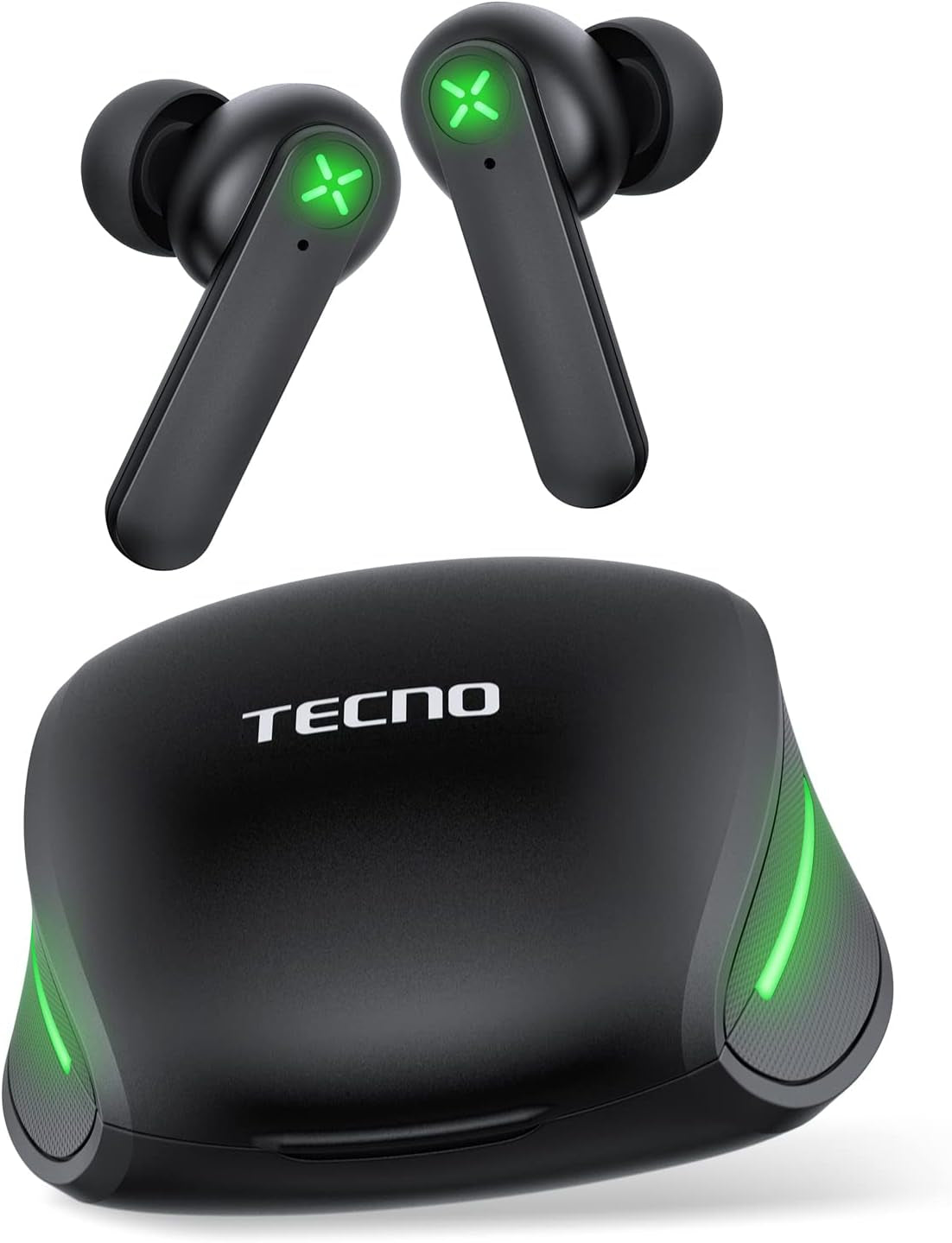 Wireless Gaming Earbuds with Microphone, 88Ms Ultra-Low Latency Bluetooth Earbuds Noise Cancelling, 30H Playtime Bluetooth Gaming Earbuds for PC, G01 Black