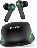 Wireless Gaming Earbuds with Microphone, 88Ms Ultra-Low Latency Bluetooth Earbuds Noise Cancelling, 30H Playtime Bluetooth Gaming Earbuds for PC, G01 Black