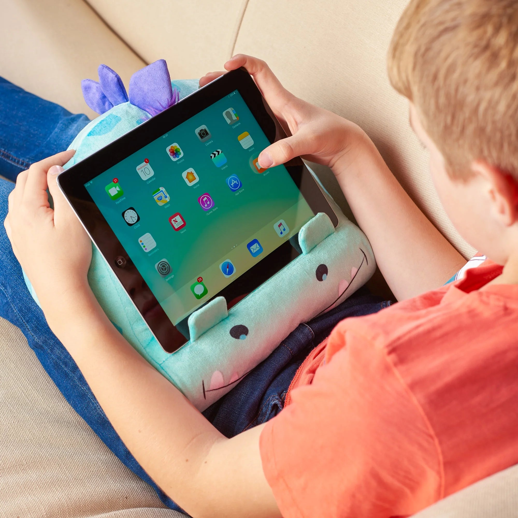 Cuddly Reader Children Ipad Stand | Tablet Stand | Book Holder| Reading Pillow