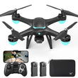 Drones for Kids with 1080P Camera, Lightweight  WF13 Upgraded Quadcopter Beginners, One-Key Takeoff, Optical Flow Hover, 2 Batteries, Black