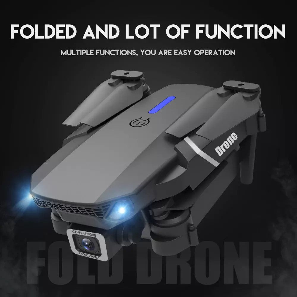 2025 New RC Drone with 4K HD Dual Camera Wifi FPV Foldable Quadcopter +4 Battery