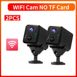 2PCS  5MP Mini Camera 4G/Wifi Security Camera 2400Mah Indoor Home Surveillance Cam PIR Human Motion Auto Tracking Ubox