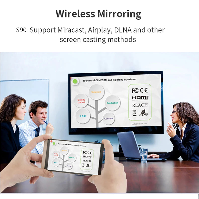 New Mini Projector Portable Smart Android 13 WIFI Video Pico LED DLP Projector Home Theater Full HD 1080P 4K Cinema