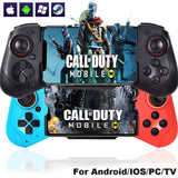 Mobile Phone Controller for Iphone/Android/Steam Wireless Gamepad Bluetooth Gaming Controle Stretch Game Handle Joystick for PC