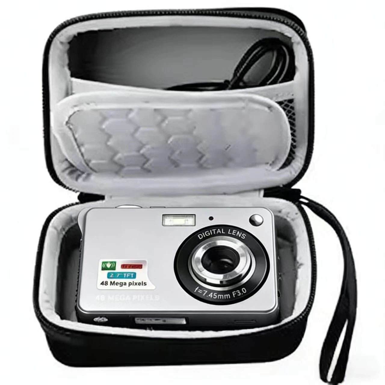 HD Digital Camera 48 MP with Rechargeable Video Camera Outdoor Anti-Shake Support Sd Card Child Cameras for Holiday Gift
