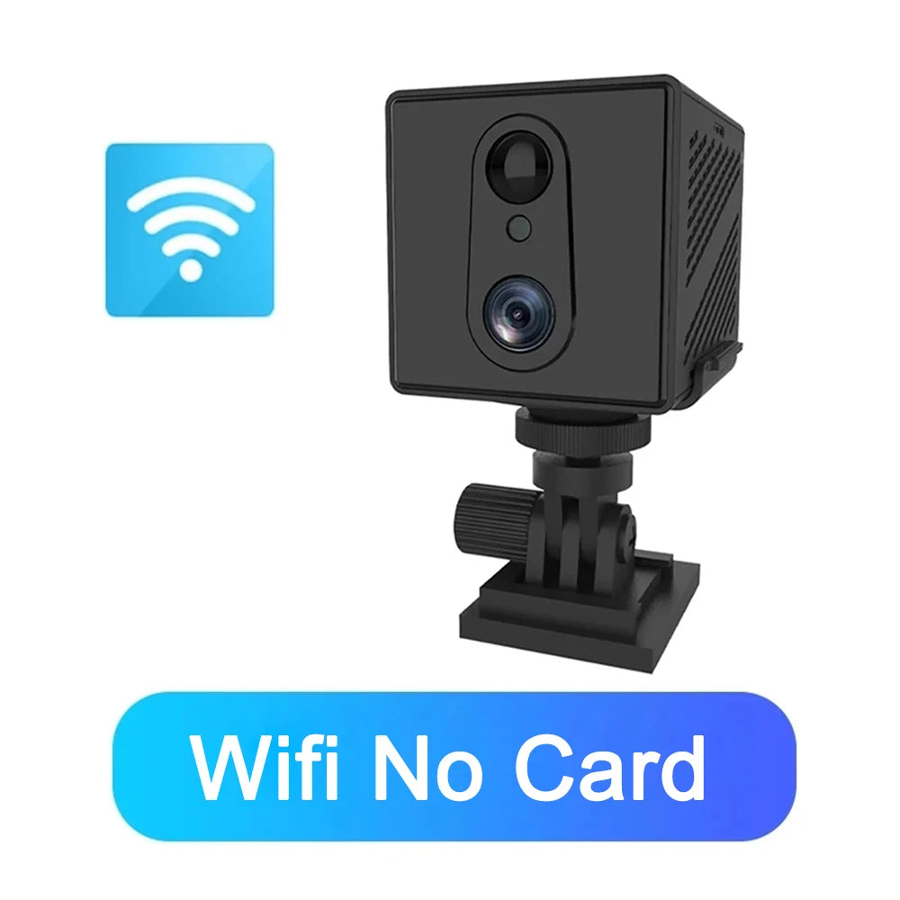 5MP Mini Camera 4G SIM Card Wifi Night Vision Home Security Surveillance Camcorder Voice Intercom Motion Detection CCTV Camera